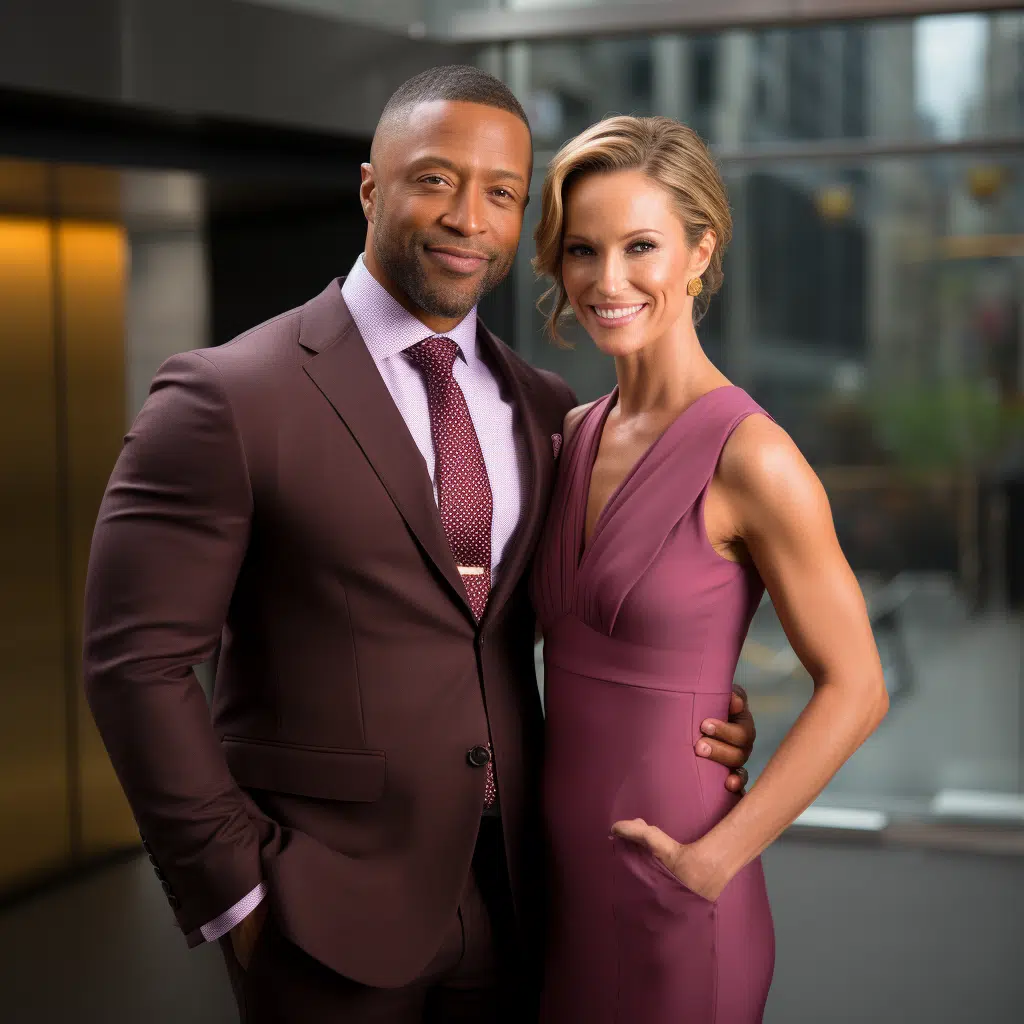 Tj Holmes And Amy Robach A Candid Look
